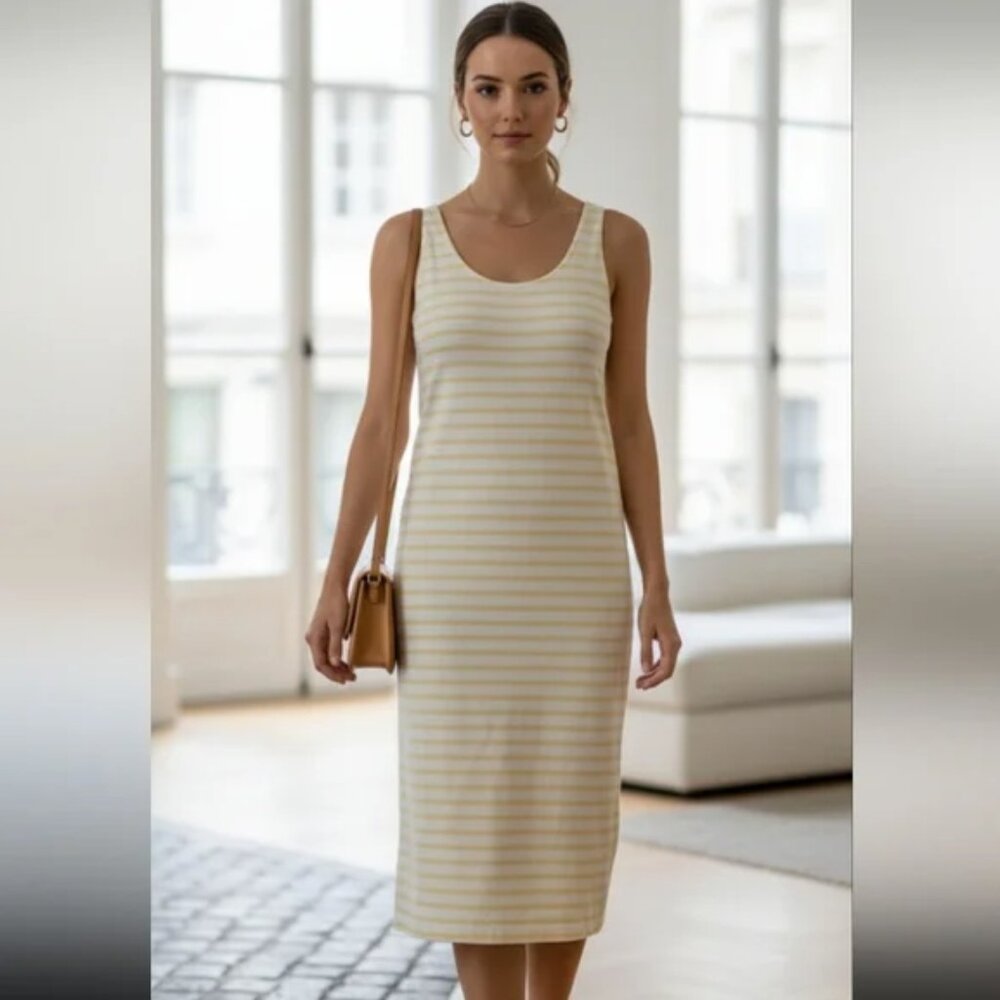 Hatch Maternity THE BATEAU TANK DRESS - Midi Dress M